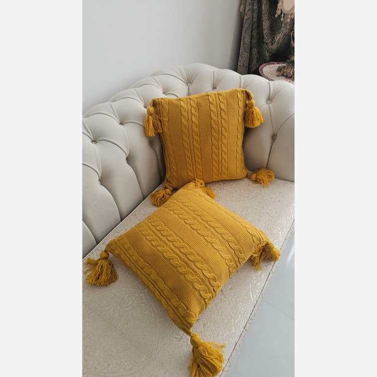 کاور کوسن اکرلیک ترک طرح گیس بافت رنگبندی کامل