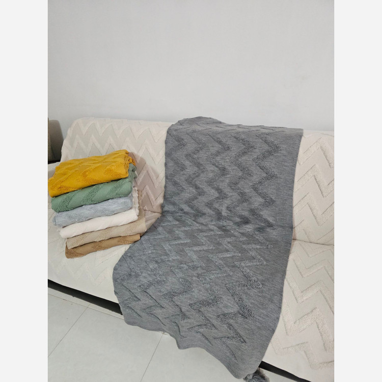 شال مبل اکرلیک طرح زیگزاک ست 8نفره
