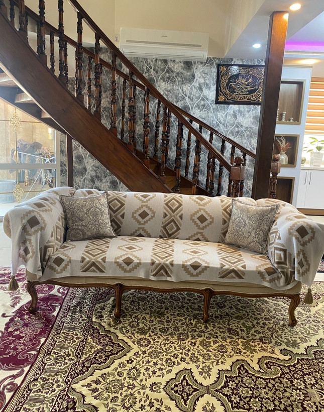 شال مبل پانچ سه متری اکرلیک ترک