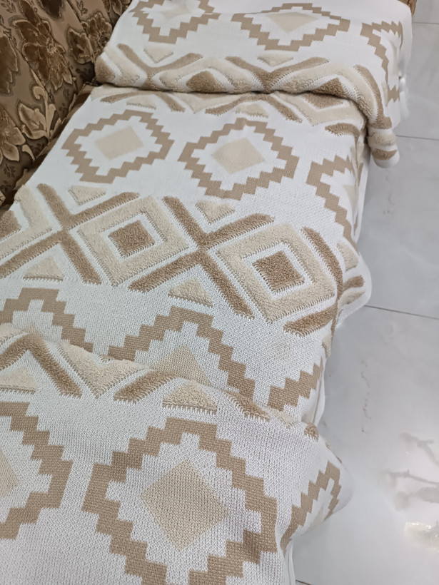 شال مبل پانچ اکرلیک ترک ابعاد 140*170