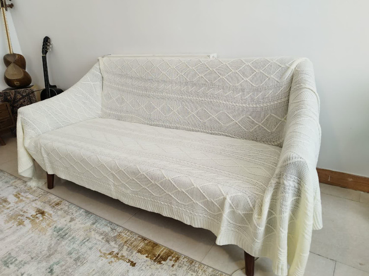 شال مبل اکرلیک ترک طرح دیانا ابعاد 140*170