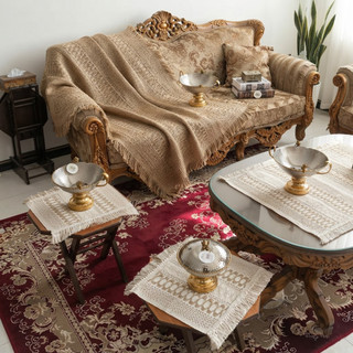 رومیزی سه تیکه .جلو مبلی و دو عدد عسلی.کنفی
