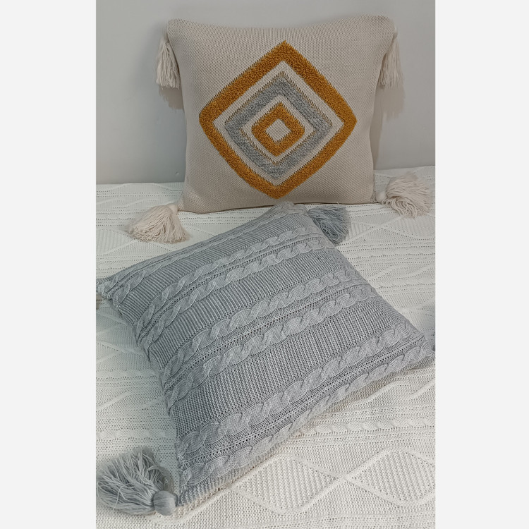 کاور کوسن پانچ رنگبندی کامل ابعاد 40*40