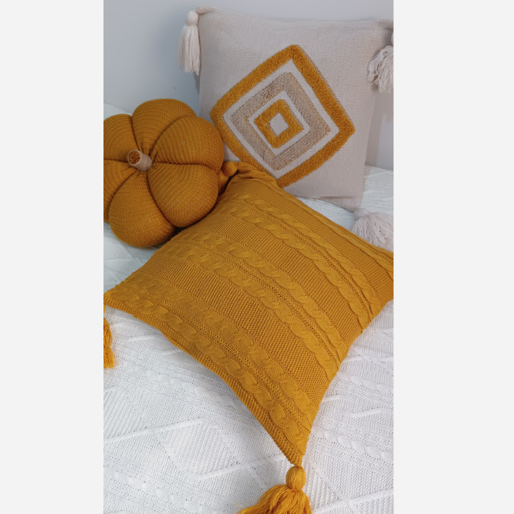 کاور کوسن پانچ رنگبندی کامل ابعاد 40*40