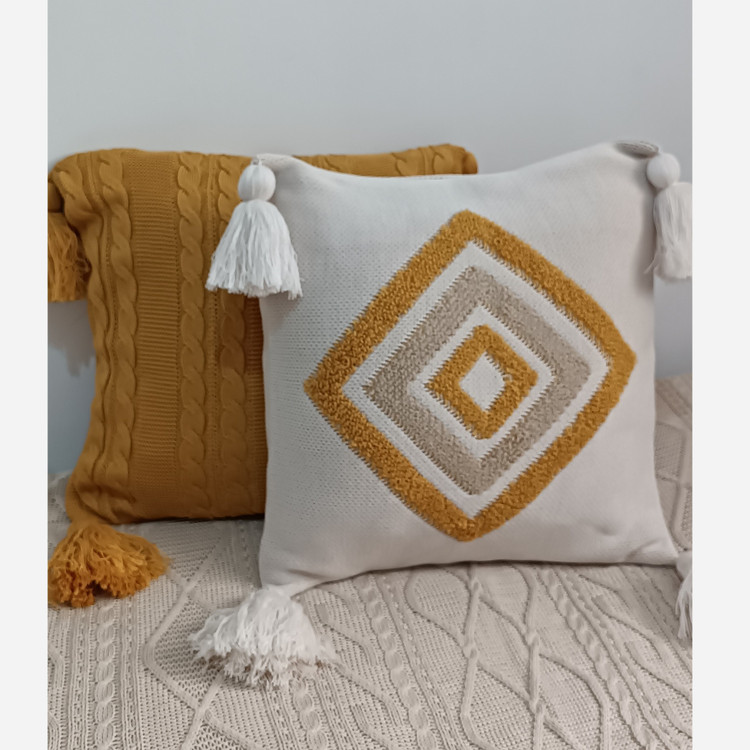 کاور کوسن پانچ رنگبندی کامل ابعاد 40*40