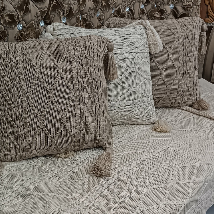 کاور کوسن پانچ رنگبندی کامل ابعاد 40 40